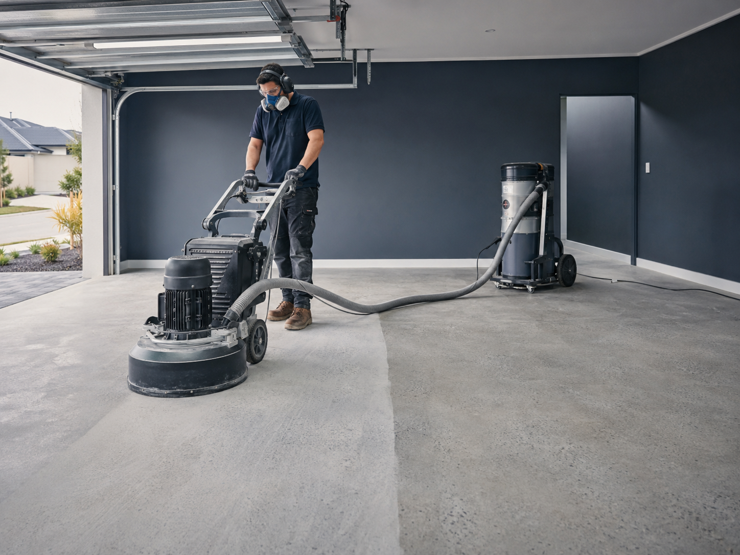 Professional diamond grinding and surface preparation